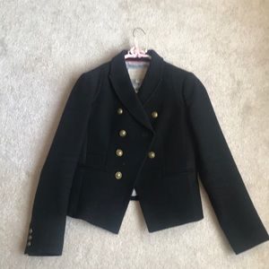 Beautiful wool blend structured hacking jacket